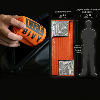 Sac de Couchage Survie — Utilisation bivouac d'urgence