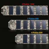 Panneau Solaire 100W — Recharge smartphones et batteries