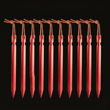 Piquets Aluminium Rouge — Ancrage solide tout terrain