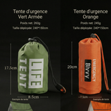 Tente de survie d'urgence 2 personnes mylar SURVIVRA — photo 6
