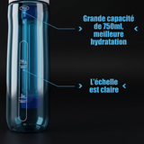 Bouteille filtrante de survie 750 ml