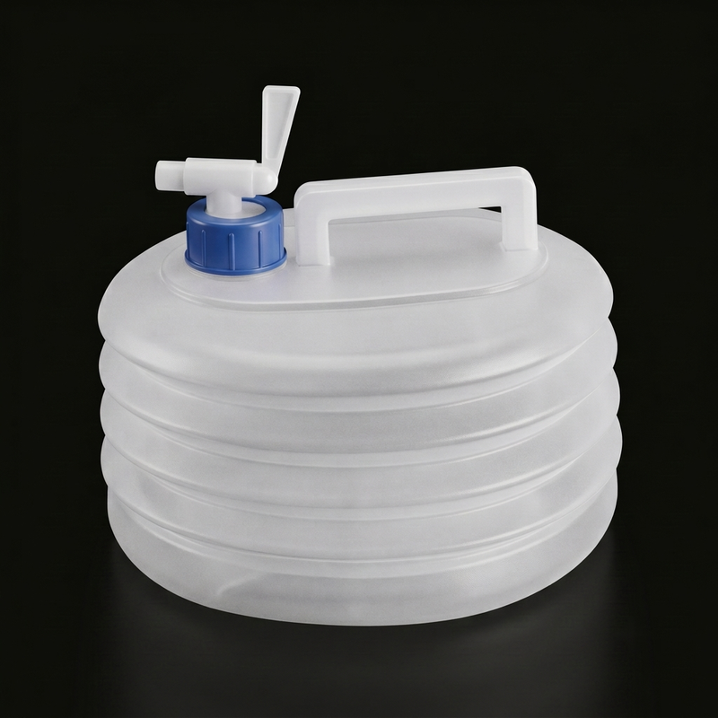 Jerrican souple pliable avec robinet verseur pour réserve d'eau d'urgence SURVIVRA